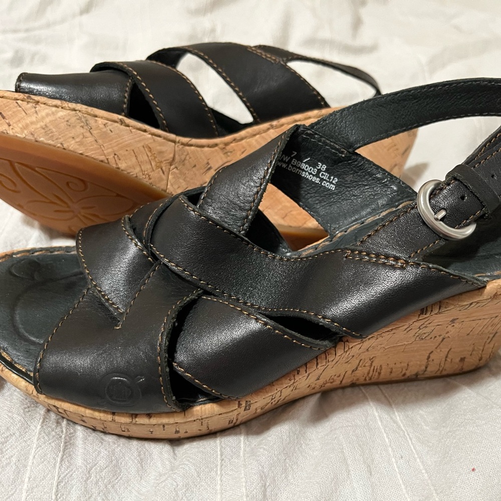 Born wedge sandals